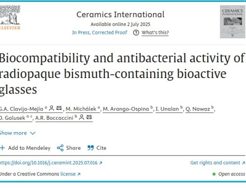 New Open Access Publication Highlights the Promise of Bismuth-Containing Bioactive Glasses for Bone Regeneration
