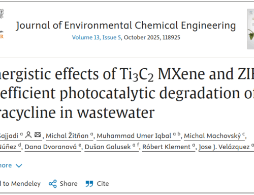 New Publication from Our Team: Photocatalytic Degradation of Antibiotics in Wastewater