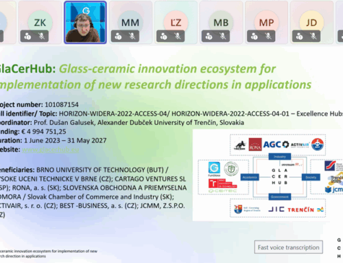 GlaCerHub Presented at the Workshop on Opportunities for Cities and Regions in Horizon Europe